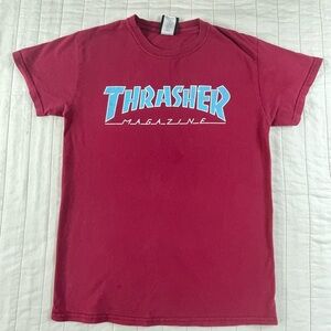 Thrasher Magazine Red/Pink Cotton T-Shirt Small (see notes re flaws)